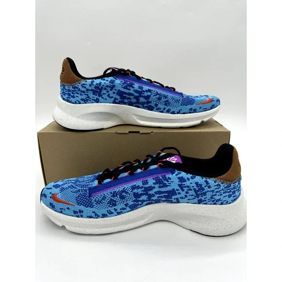 Nike SuperRep Go 3 FlyKnit NN Men's size 13 Blue White gym shoes DH3394 401 - Picture 2 of 6